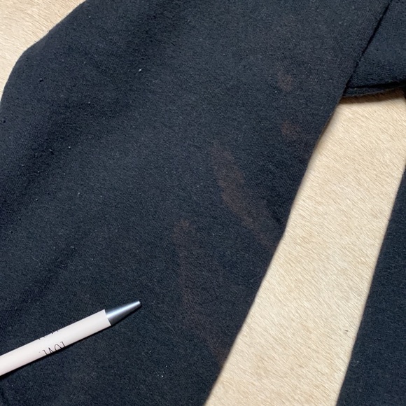 Men’s TESLA Black Embroidered HOODIE Sweatshirt - Picture 4 of 9